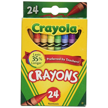 Vibrant Crayola Crayons 24 Count - 2 Packs for All Ages