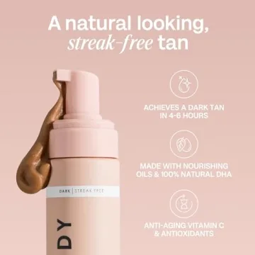 Bali Body Self-Tanning Mousse - Dark For Natural Skin Glow