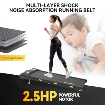 Freepi Incline Walking Pad for Home Office Treadmill