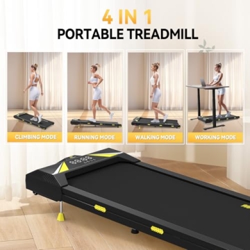 Freepi Incline Walking Pad for Home Office Treadmill