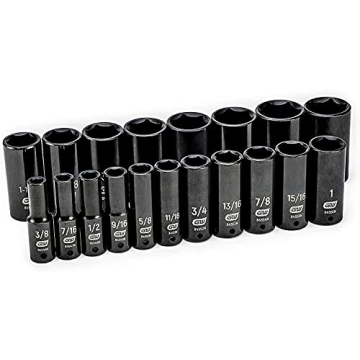 High-Quality GEARWRENCH 19 Piece Impact Socket Set