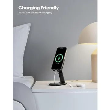 Lamicall Foldable Phone Stand - Adjustable Desk Holder