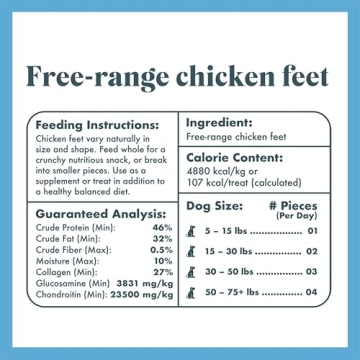 Whole Chicken Feet Dog Treats - Healthy Snacks for Any Dog