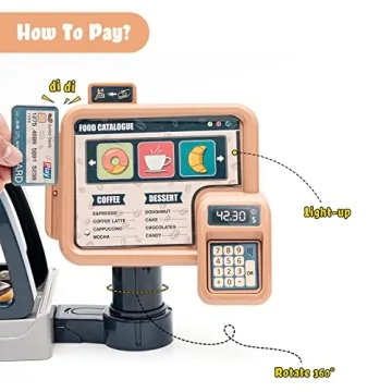 Jomifin Coffee Shop Play Set for Creative Kids Fun