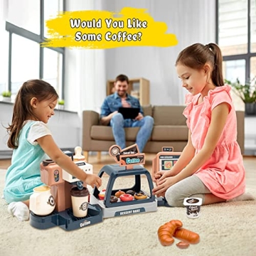 Jomifin Coffee Shop Play Set for Creative Kids Fun