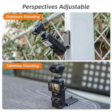 EZLINEOK Magnetic Mount Stand Compatible with DJI Osmo Pocket 3, Multifuctional Magnetic Mount Camera Desktop Base Stand Holder Expansion Adapter Mount Bracket，DJI OSMO Pocket 3 Accessories