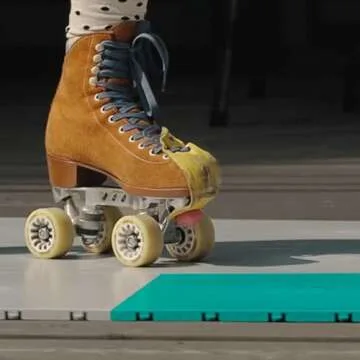 InOut Flooring 8 Purple Tiles - High Durability Colored Flooring Tiles - Interlocking Versatile Trai...