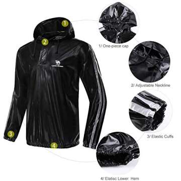 CAMEL CROWN Sauna Suit for Fast Weight Loss and Fitness