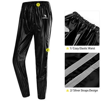 CAMEL CROWN Sauna Suit for Fast Weight Loss and Fitness