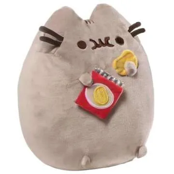 GUND Pusheen Snackables Potato Chip Cat Plush 9.5"