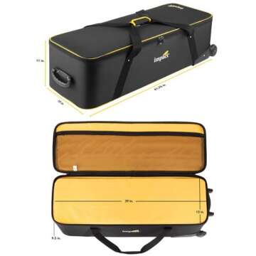Impact Light Kit Roller Bag #2 (Medium, Black)