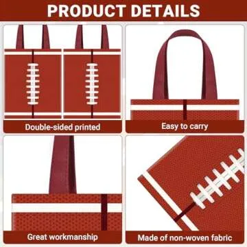 Photect 24 Pcs Football Bags for Parties and Gifts