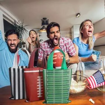 Photect 24 Pcs Football Bags for Parties and Gifts