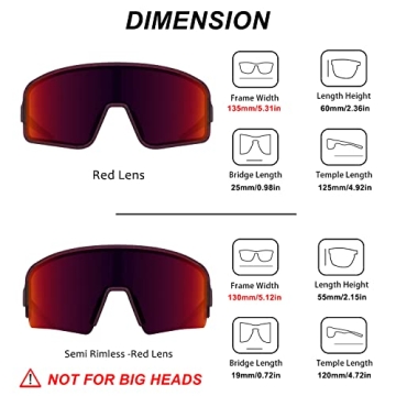 MAXJULI Polarized Sunglasses for Outdoor Sports and UV Protection