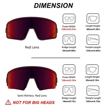 MAXJULI Polarized Sunglasses for Outdoor Sports and UV Protection