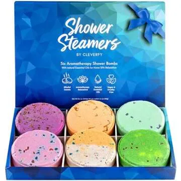 Cleverfy Shower Steamers: Aromatherapy Gift Set for Relaxation