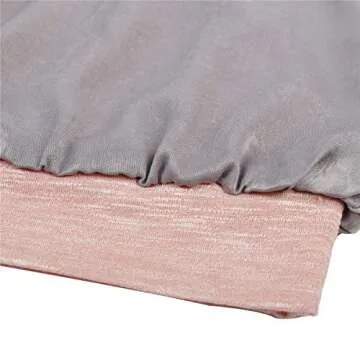 Slap Night Cap Sleep Hat Beanie - Pink White Women Organic Bamboo Satin Silk Satun Satin Lined Bonnet Slouchy Summer Scarf Hair Cover Beanie for Women Men Lady Lightweight Light Thin Jersey Chemo…