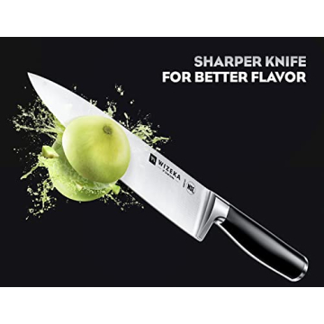WIZEKA Premium Knife Set 15pcs High-Quality Kitchen Knives