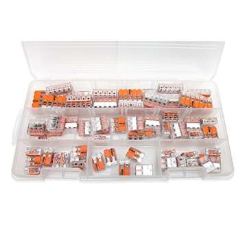 WAGO 221 Lever-Nuts 75pc Wire Connector Assortment Pack with Case