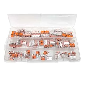 WAGO 221 Lever-Nuts 75pc Wire Connector Assortment Pack with Case