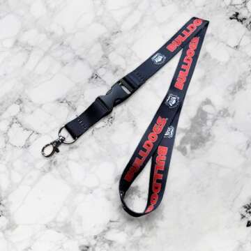 Desert Cactus UGA Lanyard for Bulldogs Fans and Students