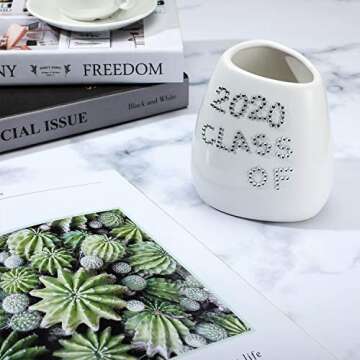 Graduation Cap Decoration Set with Glitter Stickers and Embellishments