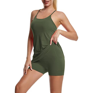 Shop Women's Tennis Dress - Built-in Bra & Shorts Pocket