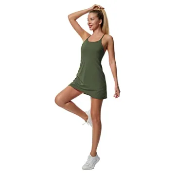 Shop Women's Tennis Dress - Built-in Bra & Shorts Pocket