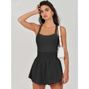 ANRABESS Womens Mini Tennis Dress Skort Athletic Summer Outfit