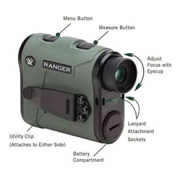 Vortex Optics Ranger 1800 Laser Rangefinder , Black