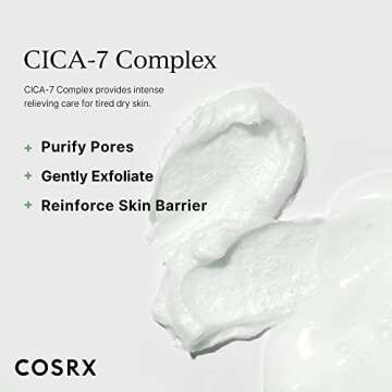 COSRX Pure Fit Cica Creamy Foam Cleanser, 5.07 fl oz / 150ml | Mild Cleanser for Sensitive Skin | 91% Naturally Derived Centella Complex | Animal Testing Free, Paraben Free, Korean Skin Care