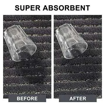 BEQHAUSE Non-Slip Washable Kitchen Rugs Set of 2