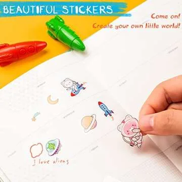 deli Toddler Crayons Rocket Non-Toxic Crayons for Toddlers Age 1 and Older Washable Crayons Painting Drawing & Art Supplies,24 Packs Crayons (24)