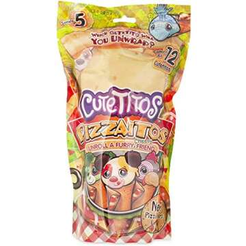 Cutetitos Pizzaitos - Surprise Stuffed Animals - Collectible Pizza Plush - Ages 3+ - Series 5
