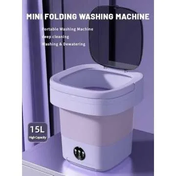 Portable Mini Washing Machine for Quick Laundry Needs