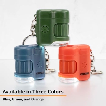 Carson MicroMini Pocket Microscope with UV and LED Light