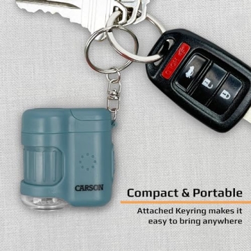 Carson MicroMini Pocket Microscope with UV and LED Light