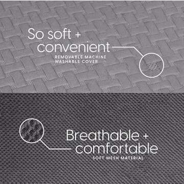 Milliard 6-Inch Portable Trifold Mattress for Comfort Anywhere