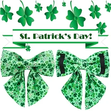 UP URARA PUP St. Patrick’s Day Dog Collar with Bow Tie