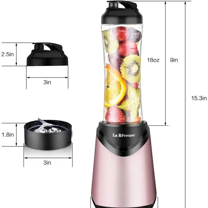 Portable Smoothie Blender for Travel & Sports