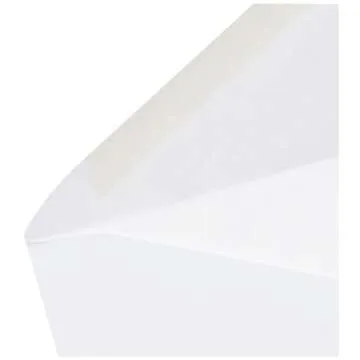 Amazon Basics #10 Business Letter Envelopes with Gummed Seal, 500-Pack, No Tint