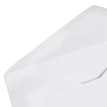 Amazon Basics #10 Business Letter Envelopes with Gummed Seal, 500-Pack, No Tint