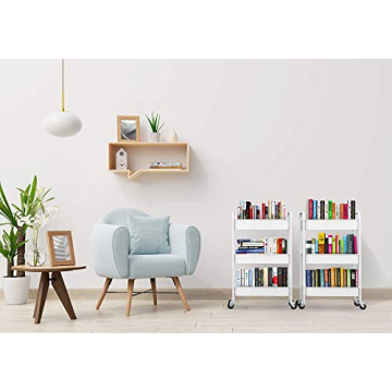 CAXXA Rolling Metal Storage Organizer for Your Home