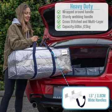 VENO 4 Pack Large Moving Bags - Perfect for Storage and Travel