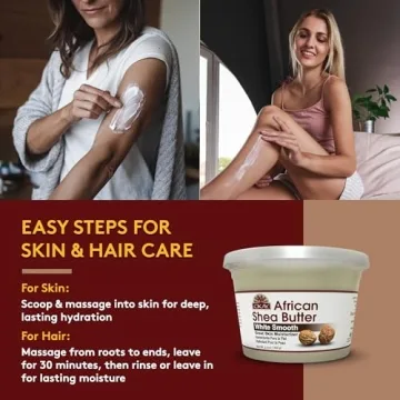 OKAY Pure Naturals White Shea Butter - 100% Raw Moisturizer