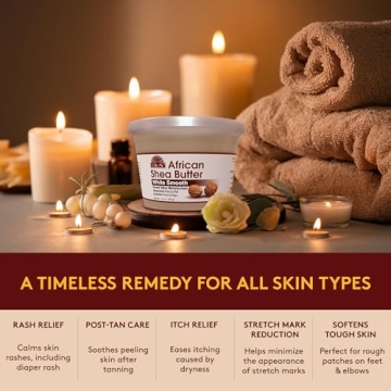 OKAY Pure Naturals White Shea Butter - 100% Raw Moisturizer