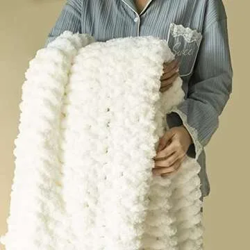 Luxury Chunky Knit Blanket - Cozy Throw for Home & Gifts