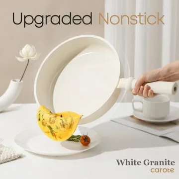 CAROTE 10-Piece Nonstick Pots and Pans Set