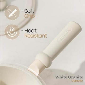 CAROTE 10-Piece Nonstick Pots and Pans Set