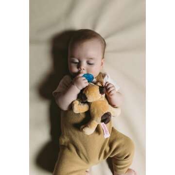WubbaNub Infant Pacifier - Brown Puppy